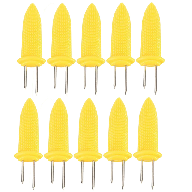 Hot Dog Press - 5/10PCS Stainless Steel Corn Holders -Corn