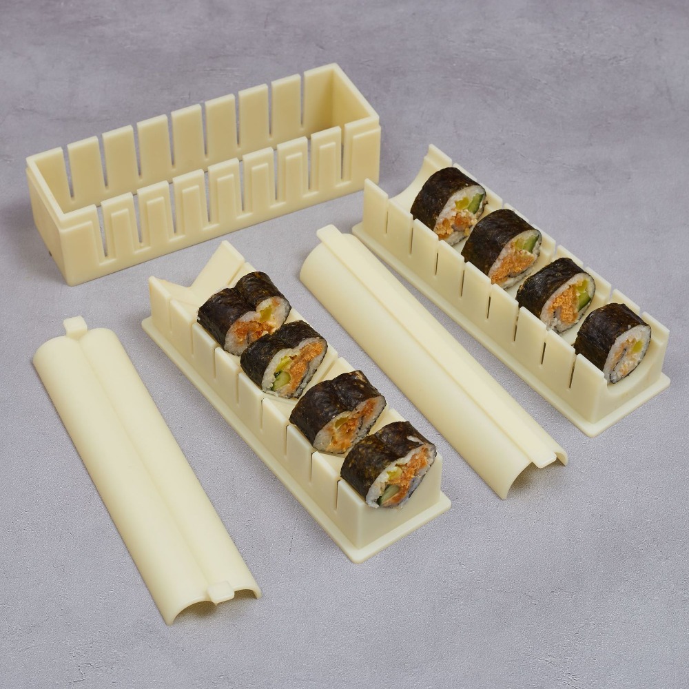 Spring Roll Wrapper - New 3pcs/set Plastic Sushi Maker Equipment
