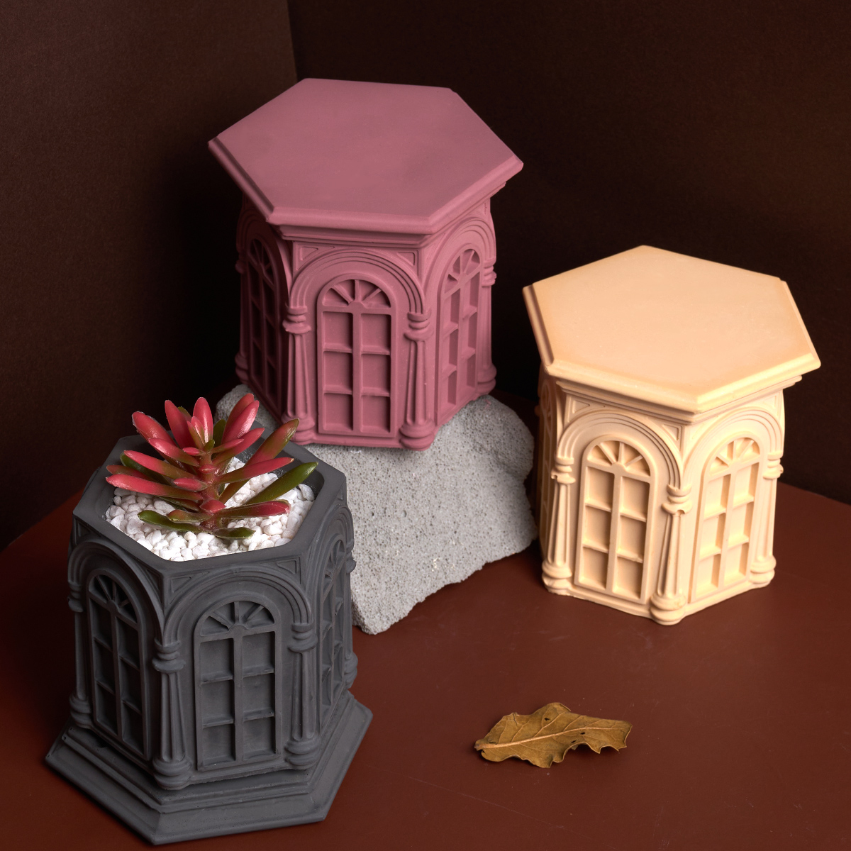 Potsticker Mold - DIY Vintage Candle Jar Container Silicone