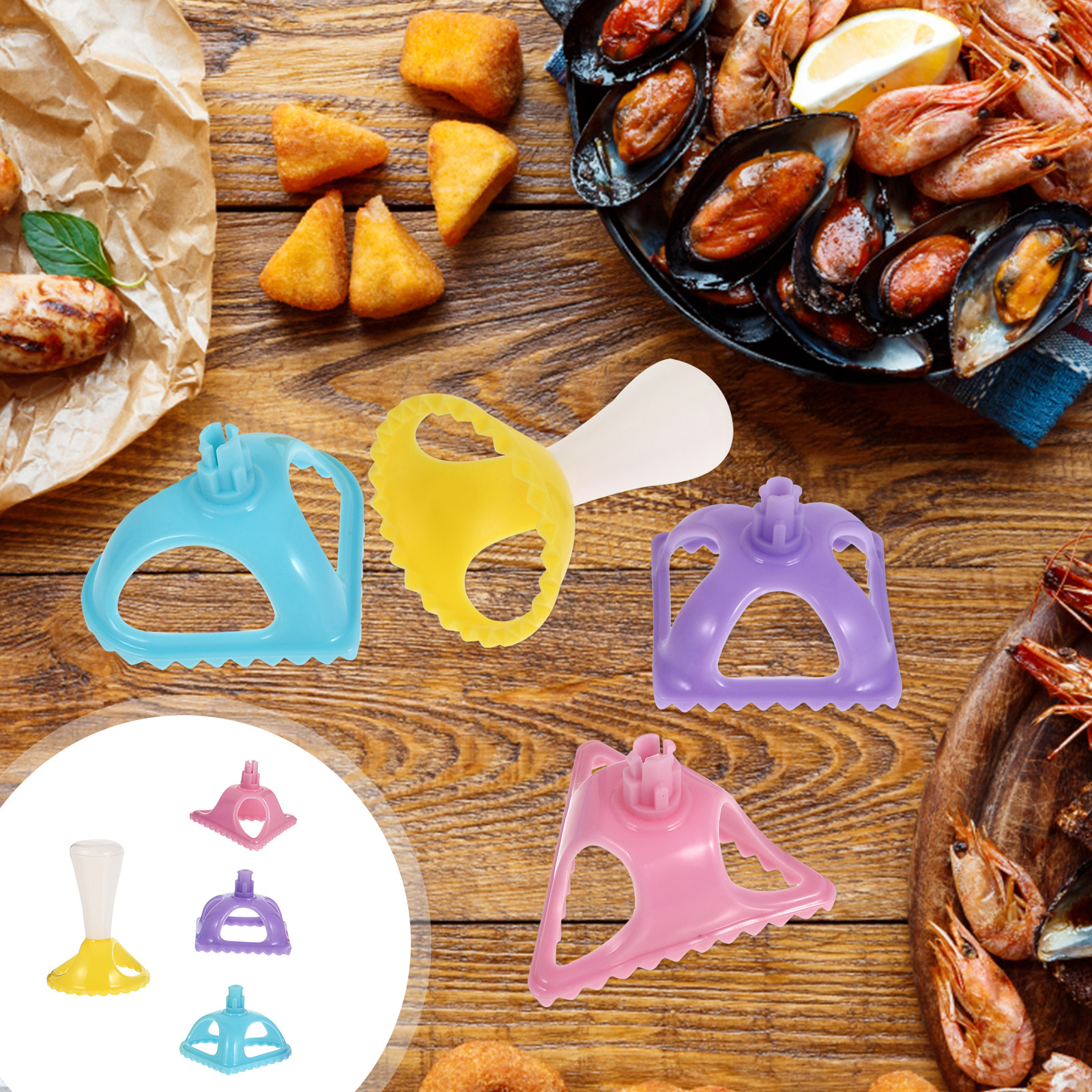 4Pcs Dumpling Turnover Mold Se – Dumpling Press Set Bewertung und Preis