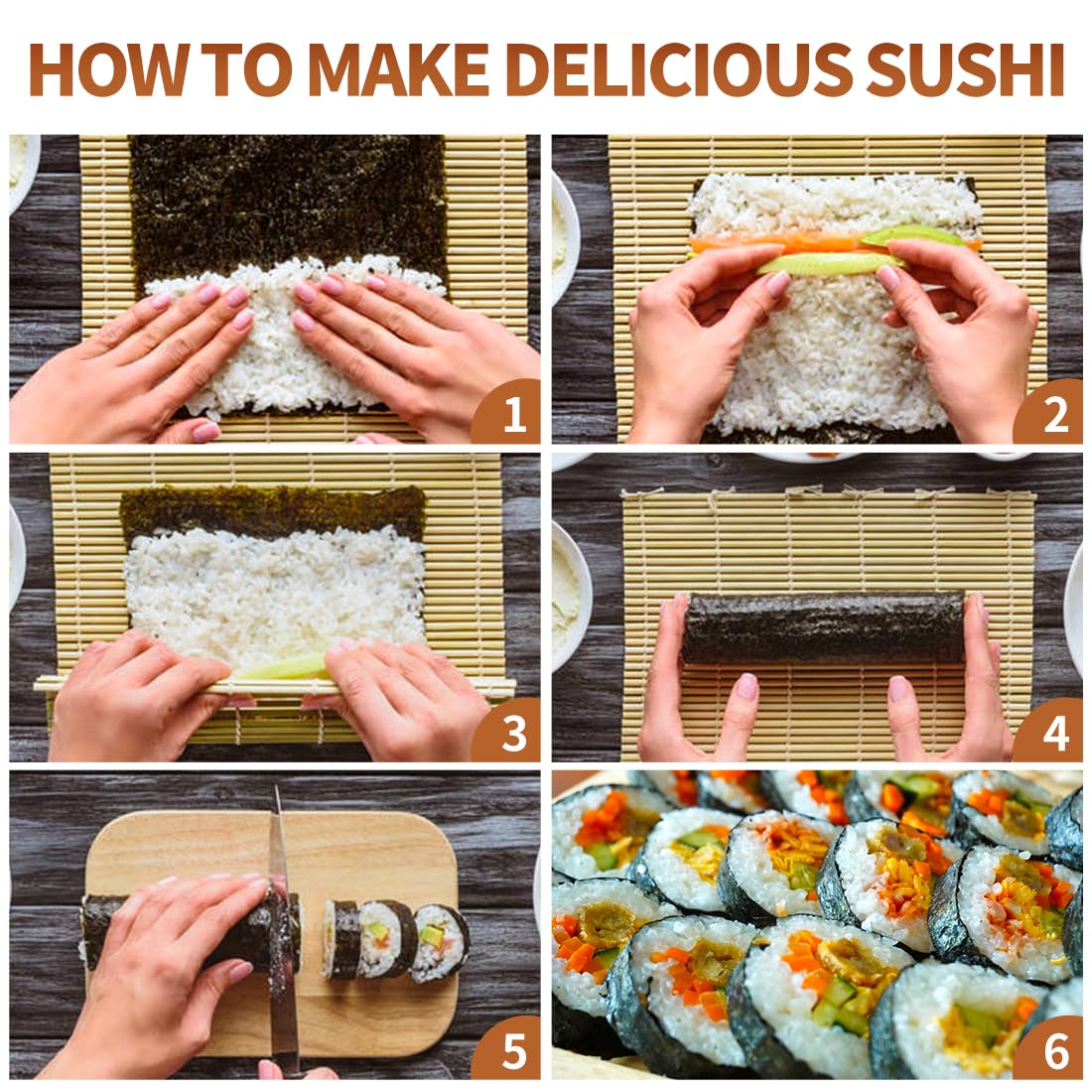 Sushi Making Set With Various  – Spring Roll Wrapper Bewertung und Preis