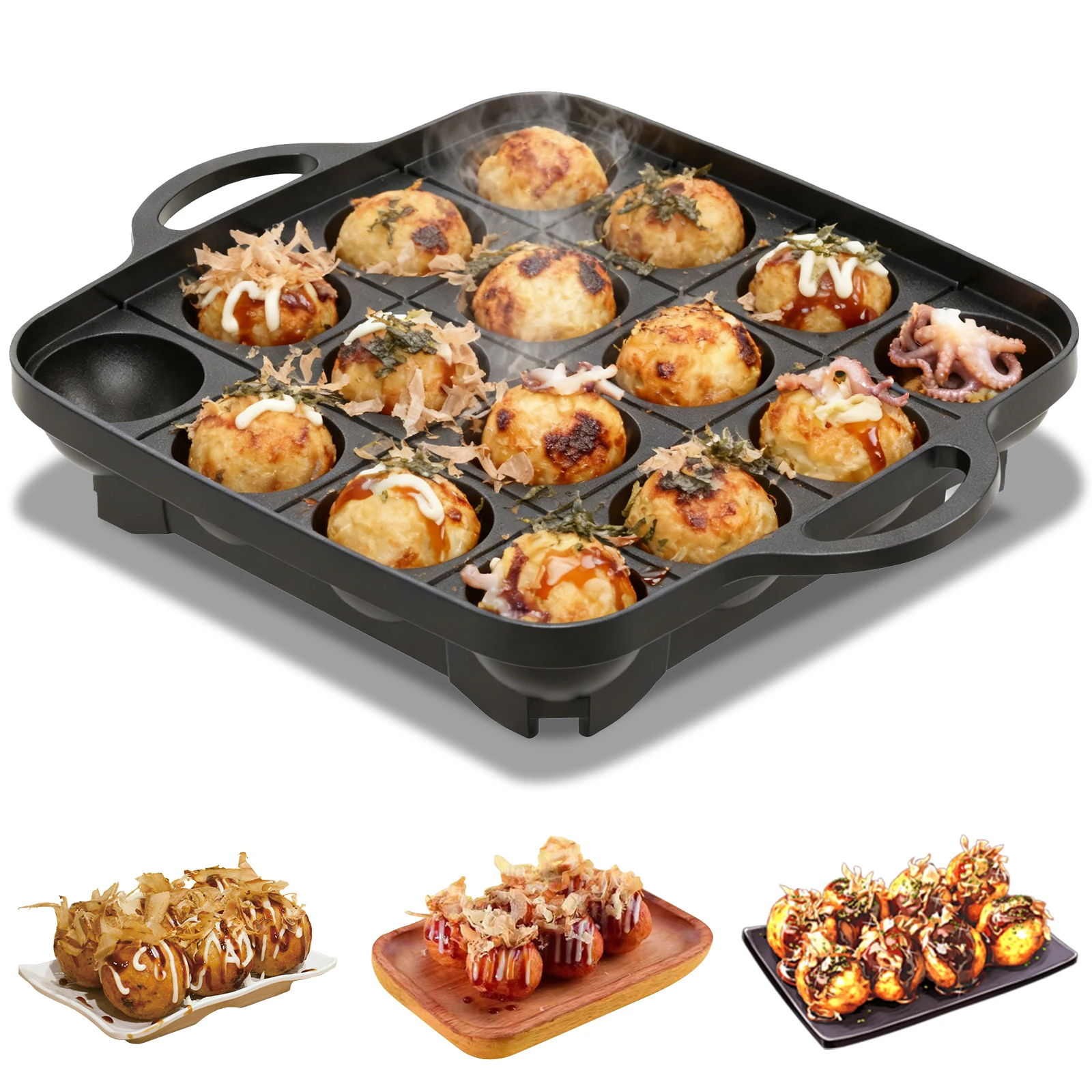 16 Holes Takoyaki Pan Cast Alu – Takoyaki Grill Plate Bewertung und Preis