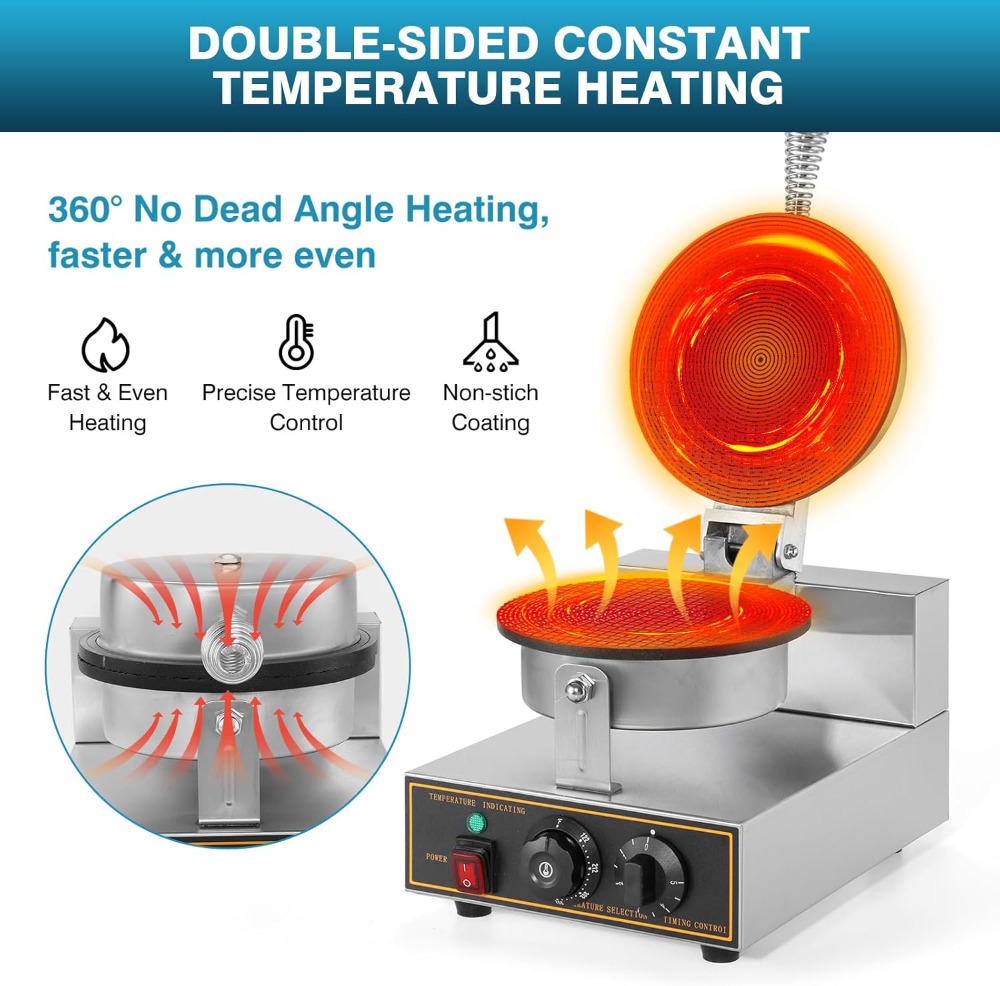 1200W Commercial Waffle Cone M – Waffle Cone Maker Bewertung und Preis