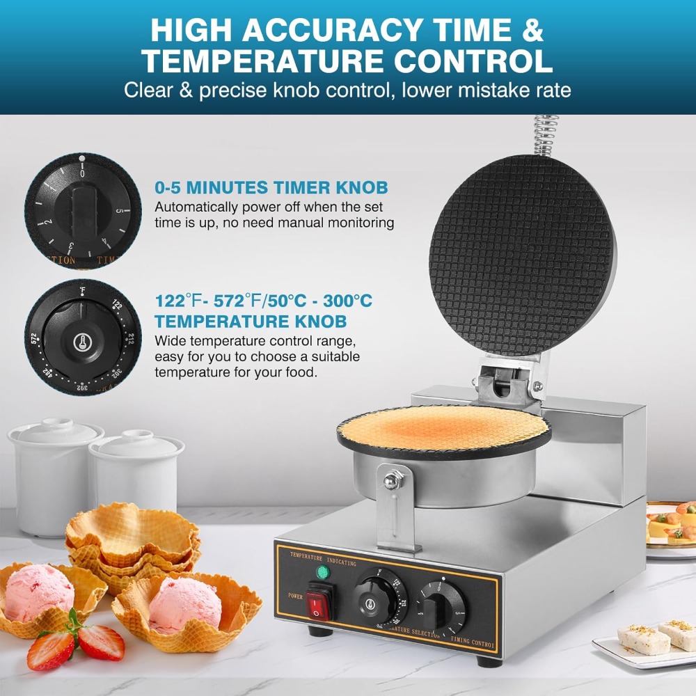 1200W Commercial Waffle Cone M – Waffle Cone Maker Bewertung und Preis