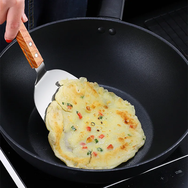 Stainless Steel Wooden Handle  – Okonomiyaki Spatula Bewertung und Preis