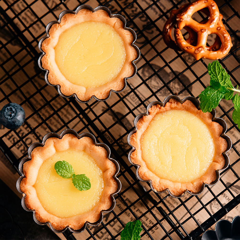 12Pcs Pan Mold Tart Quiche Fla – Egg Waffle Pan Bewertung und Preis