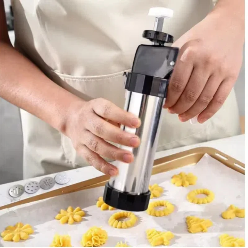 Cookie Press Gun Kit Stainless – Churros Maker Gun Bewertung und Preis