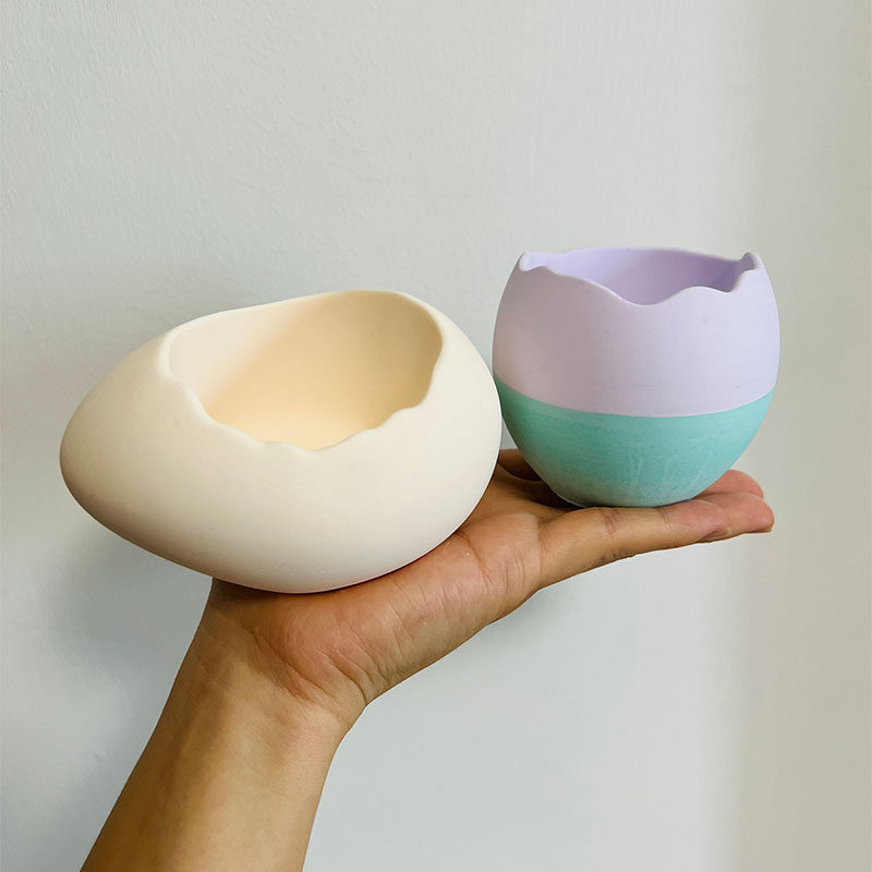 Oval Cement Flowerpot Silicone – Potsticker Mold Bewertung und Preis