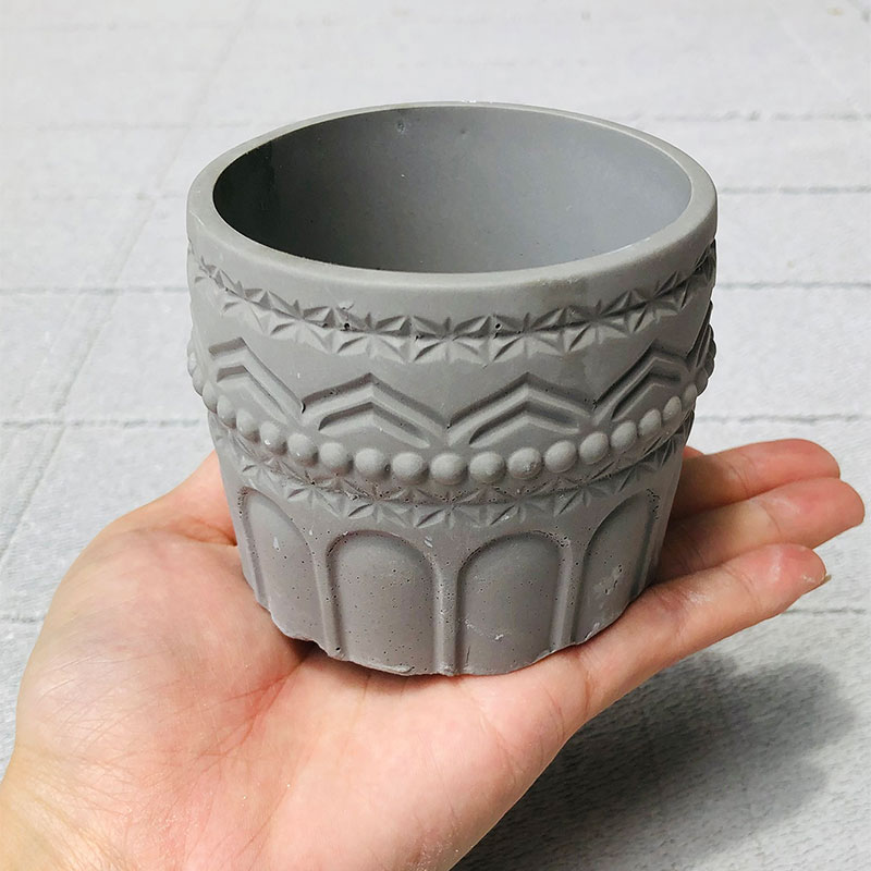Oval Cement Flowerpot Silicone – Potsticker Mold Bewertung und Preis