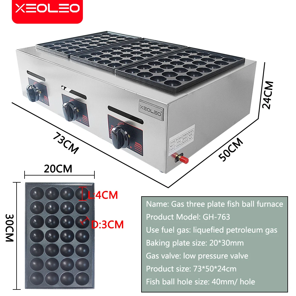 XEOLEO Commercial Desktop 3-pl – Takoyaki Grill Plate Bewertung und Preis