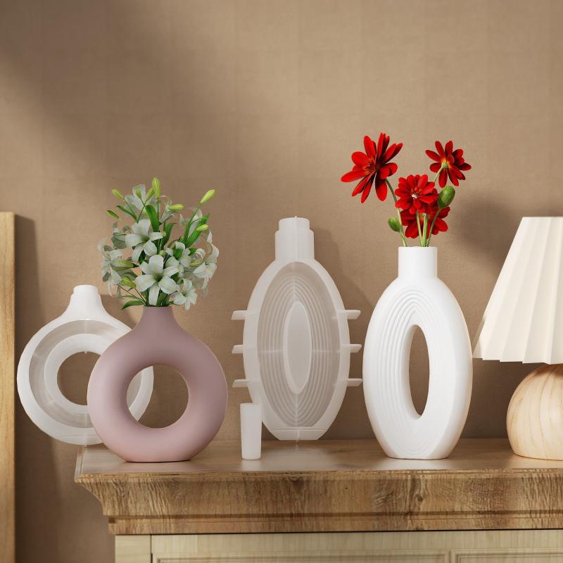 Nordic Donut Shape Vase Silico – Donut Mold Silicone Bewertung und Preis