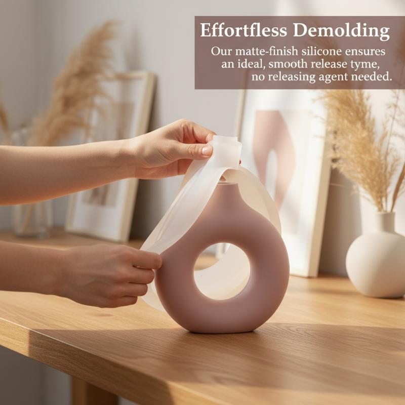 Nordic Donut Shape Vase Silico – Donut Mold Silicone Bewertung und Preis