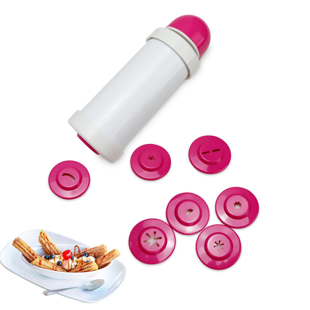 1pc DIY Manual Cookie Press Ma – Churros Maker Gun Bewertung und Preis
