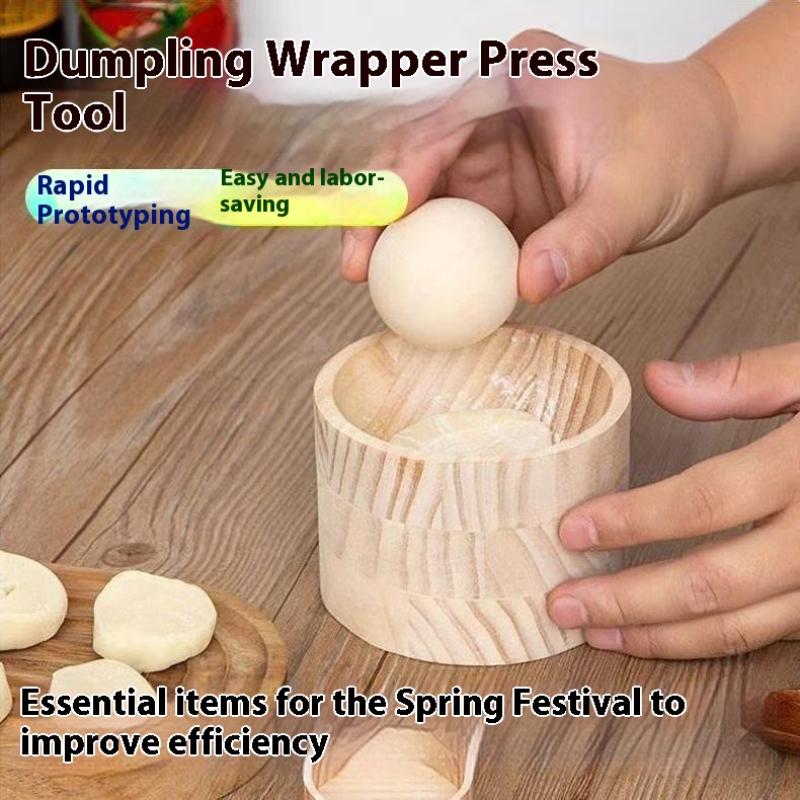 1 Set Wooden Dumpling Maker -  – Dumpling Press Set Bewertung und Preis