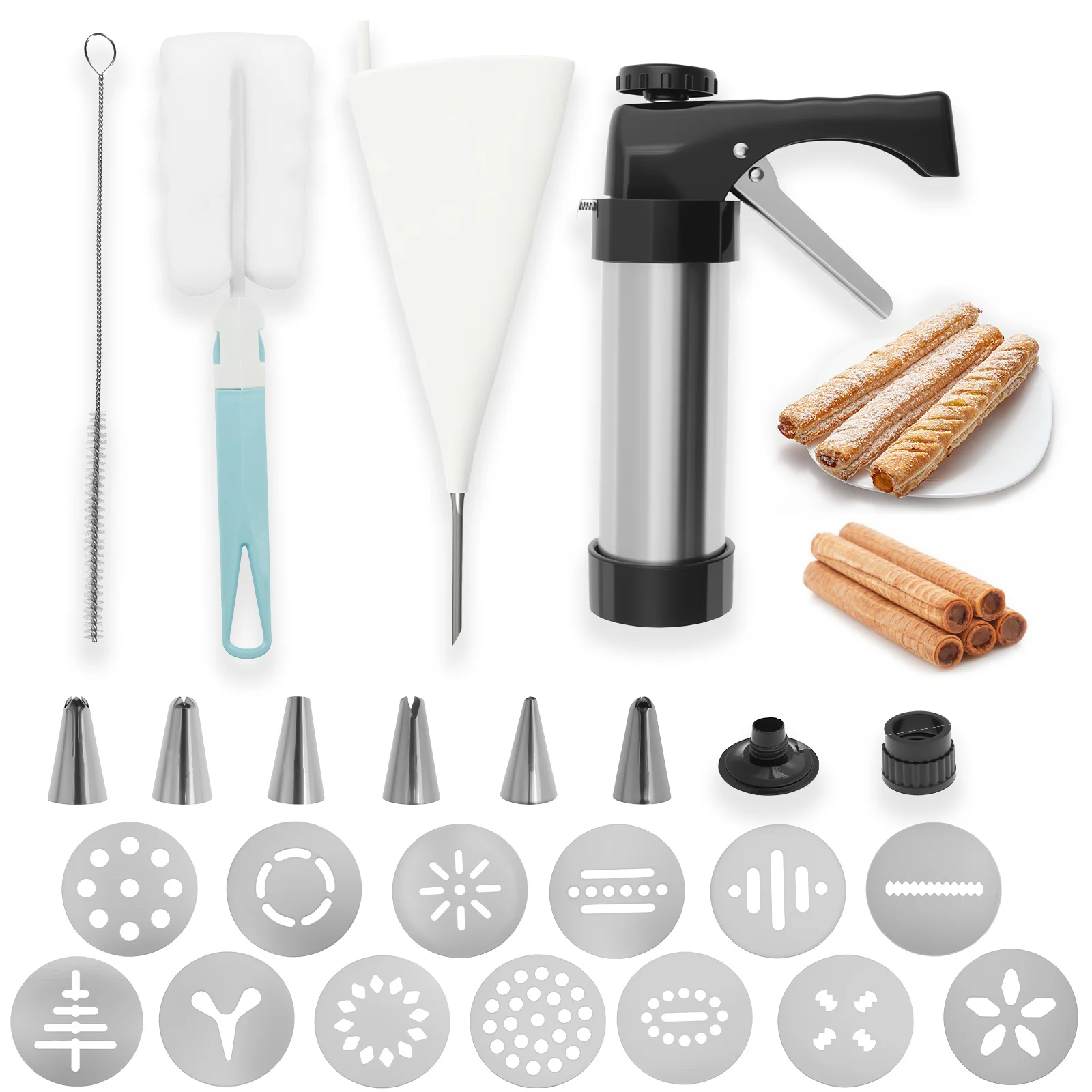 DIY Churro Maker Machine Cooki – Churros Maker Gun Bewertung und Preis