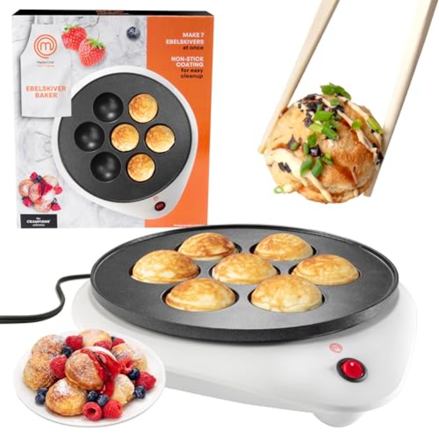 MasterChef Electric Ebelskiver – Takoyaki Grill Plate Bewertung und Preis