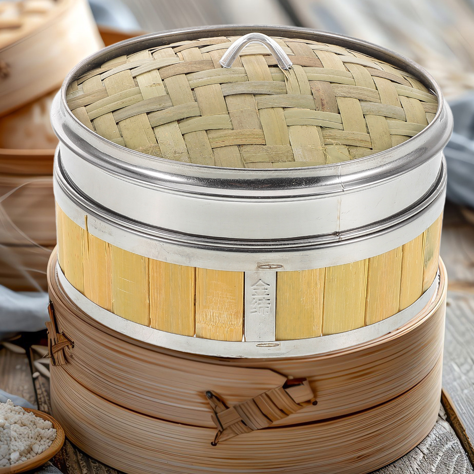 18Cm Bamboo Wood Steamer Baske – Bao Steamer Bamboo Bewertung und Preis