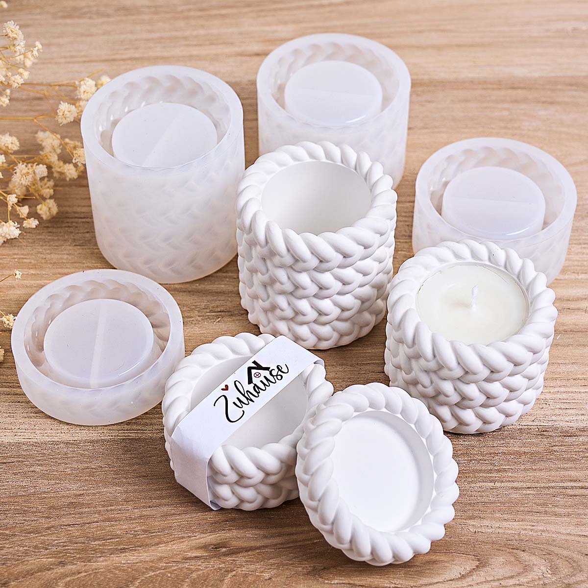 Woven Candle Jar Silicone Mold – Potsticker Mold Bewertung und Preis