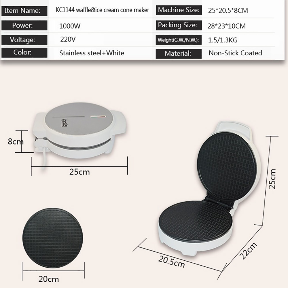 Waffle Cone Make Premium Egg R – Waffle Cone Maker Bewertung und Preis