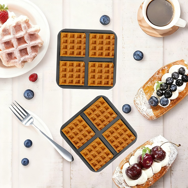 Square Waffle Mold, Non-Stick  – Egg Waffle Pan Bewertung und Preis
