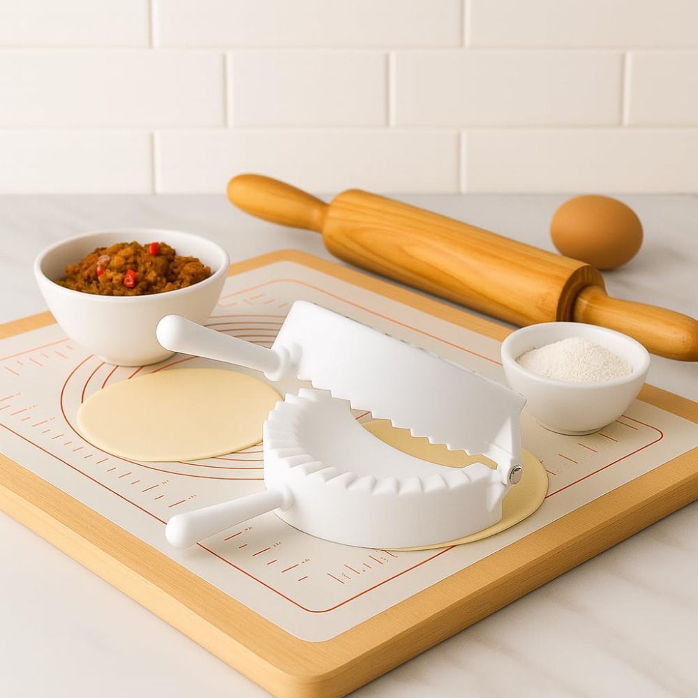 Extra Large 6 Inch Empanada Ma – Momo Mold Press Bewertung und Preis
