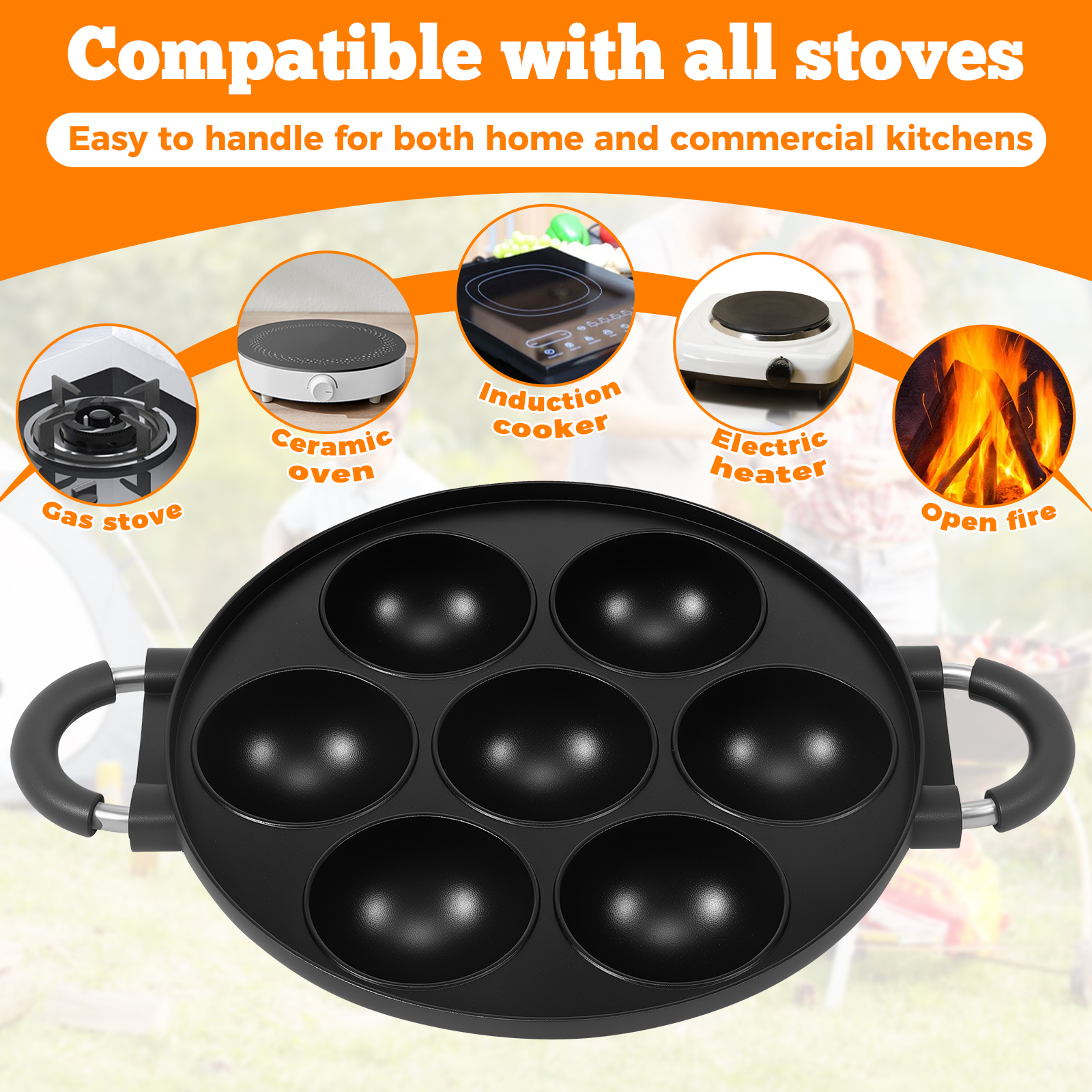 16/7 Holes Takoyaki Pan Alumin – Takoyaki Grill Plate Bewertung und Preis
