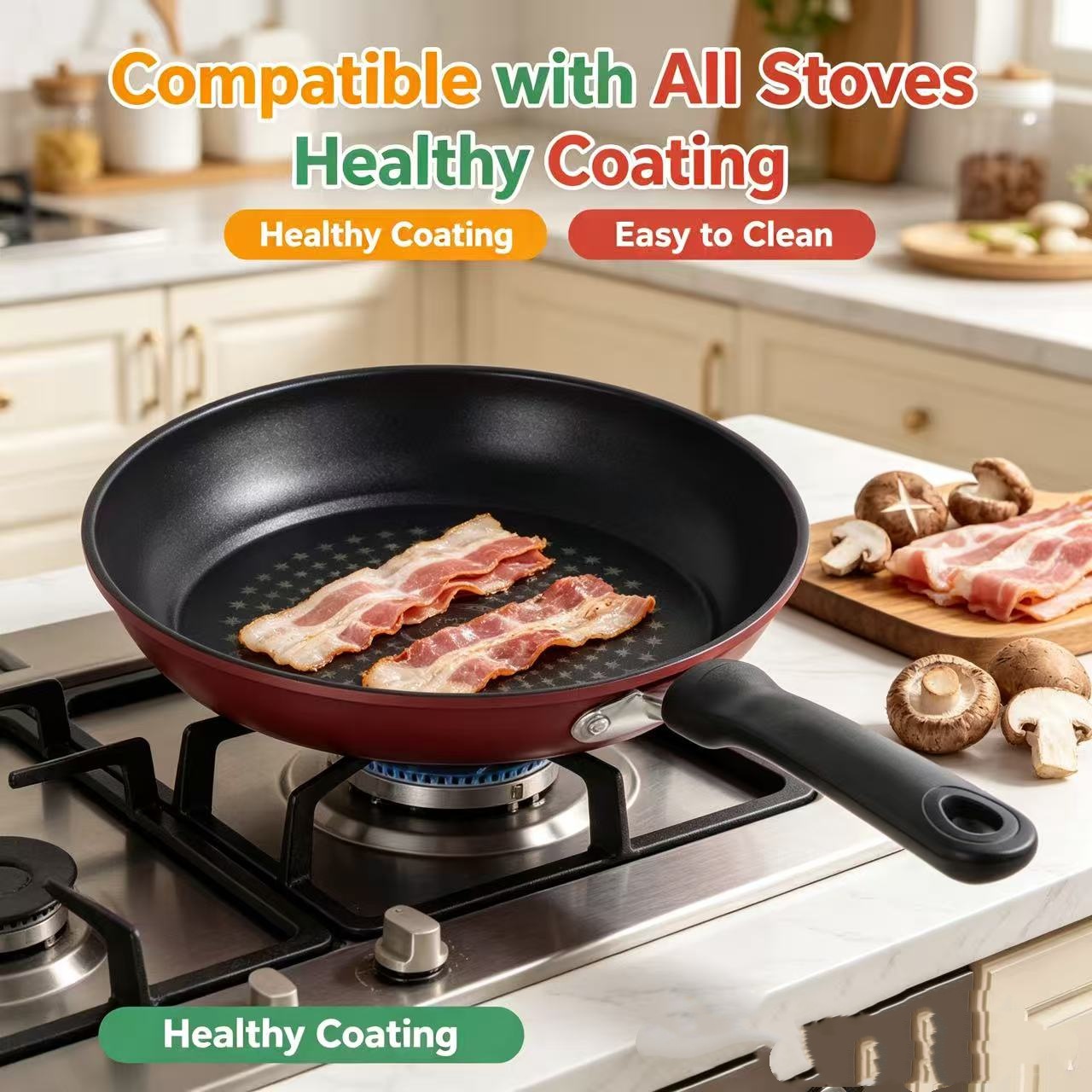 Premium Granite Non Stick Fryi – Cast Iron Corn Bewertung und Preis