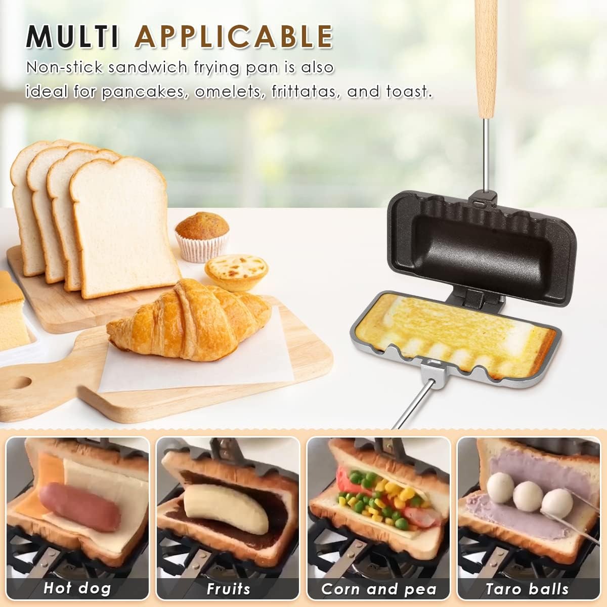 Double Sided Frying Pan, Sandw – Mini Pancake Griddle Bewertung und Preis