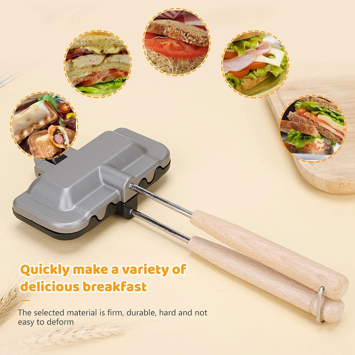 Double Sided Frying Pan, Sandw – Mini Pancake Griddle Bewertung und Preis