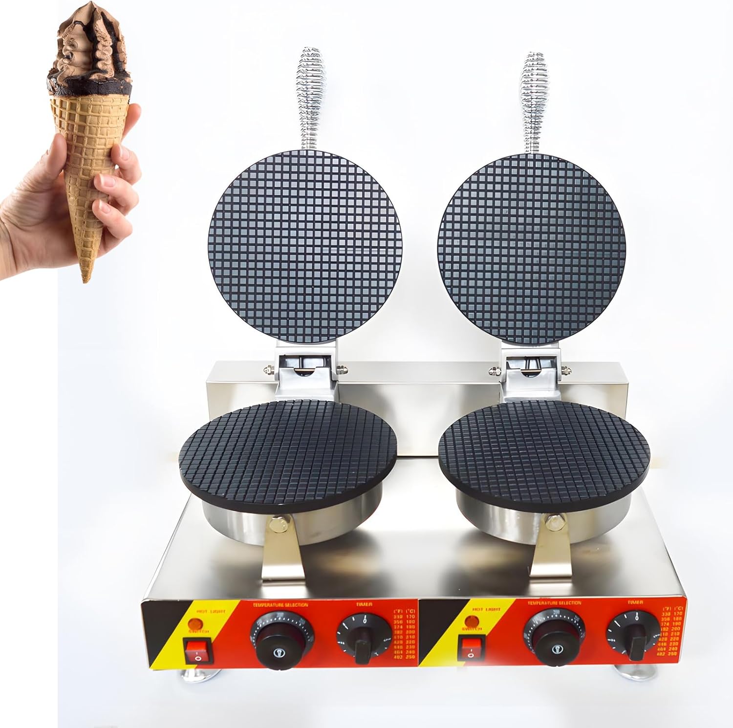 110V Commercial Double Station – Waffle Cone Maker Bewertung und Preis