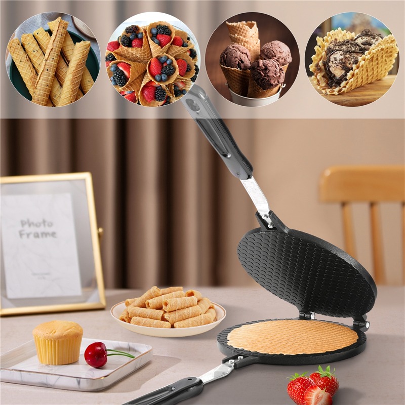 22cm Non-Stick Egg Roll Waffle – Waffle Cone Maker Bewertung und Preis