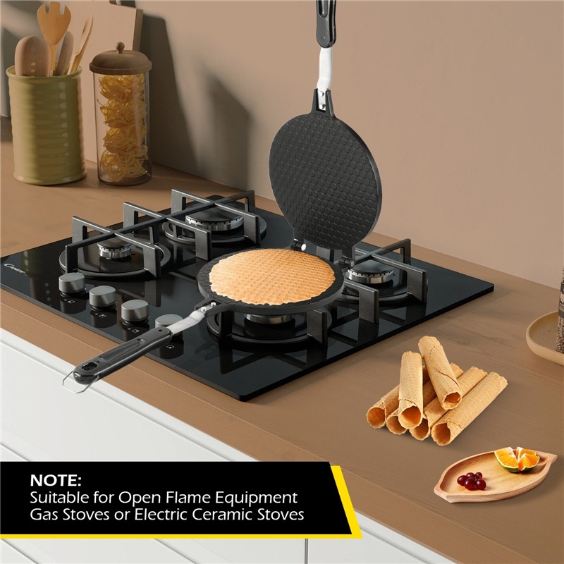 22cm Non-Stick Egg Roll Waffle – Waffle Cone Maker Bewertung und Preis