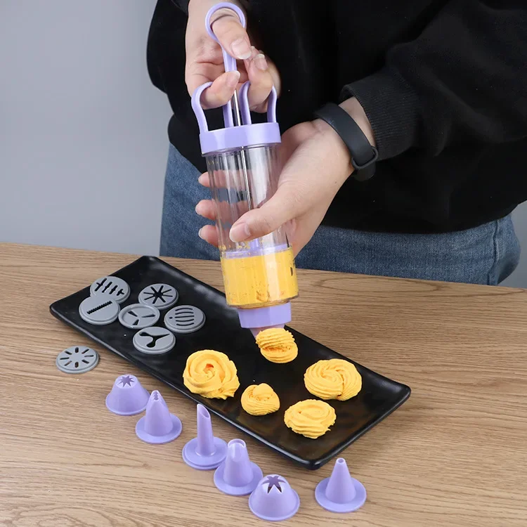 DIY Manual Cookie Press Maker  – Churros Maker Gun Bewertung und Preis