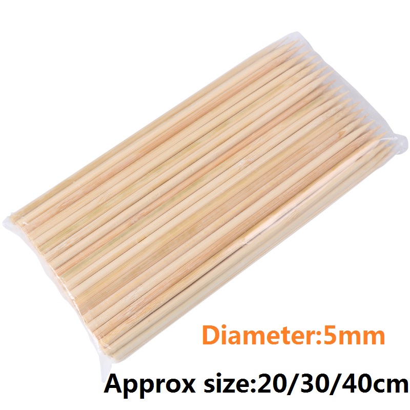 20/30/40cm x 5mm Bamboo Wooden – Corn Dog Stick Bewertung und Preis