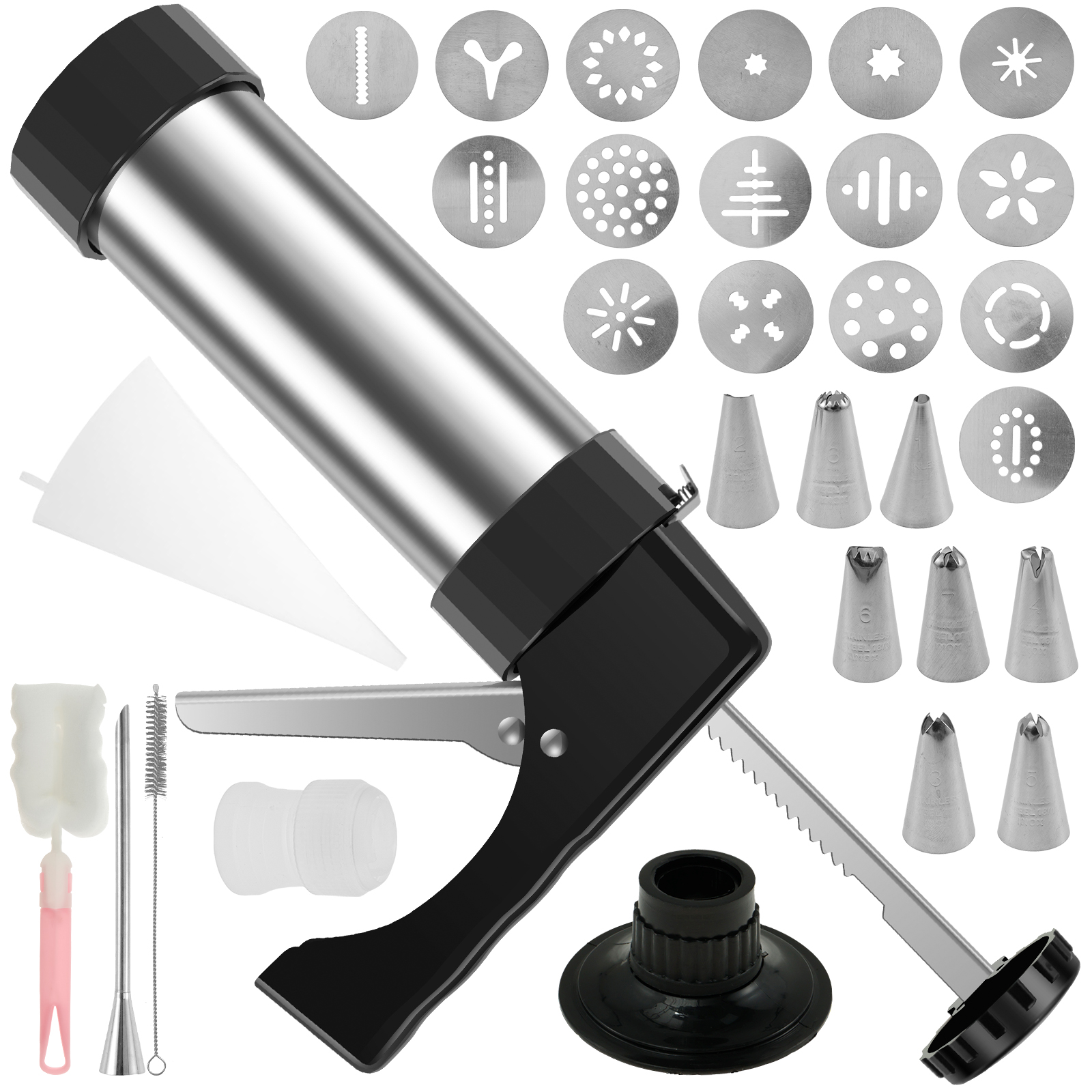 Cookie Press Gun Tips Set Stai – Churros Maker Gun Bewertung und Preis