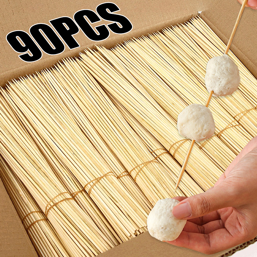 90pcs Bamboo Stick Food Grade  – Corn Dog Stick Bewertung und Preis