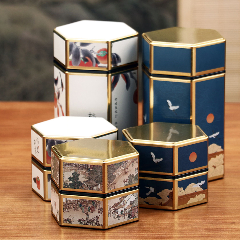 Creative Hexagonal Teapot Tin  – Cast Iron Corn Bewertung und Preis