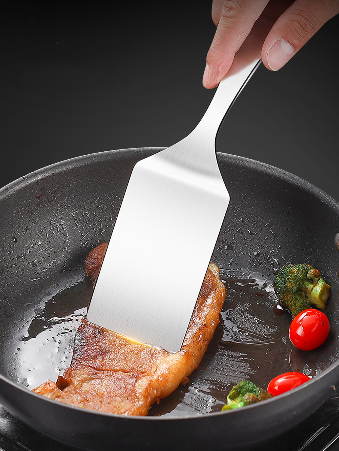 2pc/1pc Small Stainless Steel  – Okonomiyaki Spatula Bewertung und Preis