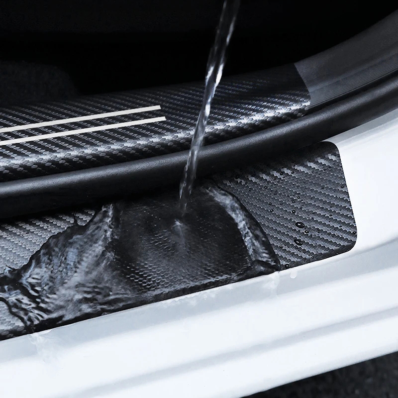 1/4/5Pcs Car Door Sill Scuff P – Crepe Pan Carbon Bewertung und Preis