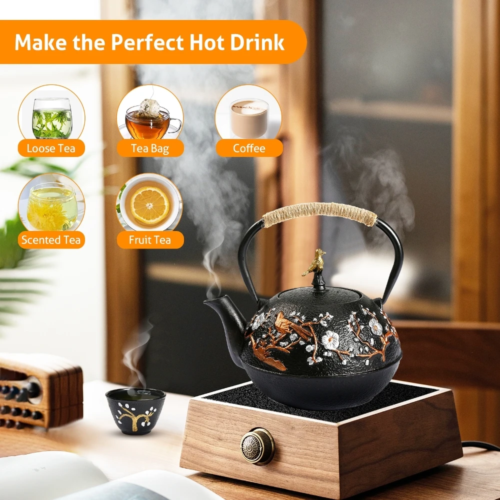 Cast Iron Teapot Set with Alco – Cast Iron Corn Bewertung und Preis