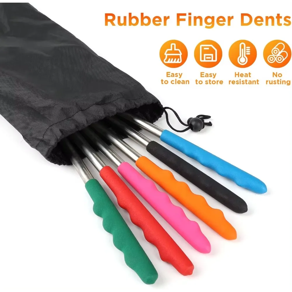 5/6/10pcs Telescopic BBQ Forks – Hot Dog Press Bewertung und Preis