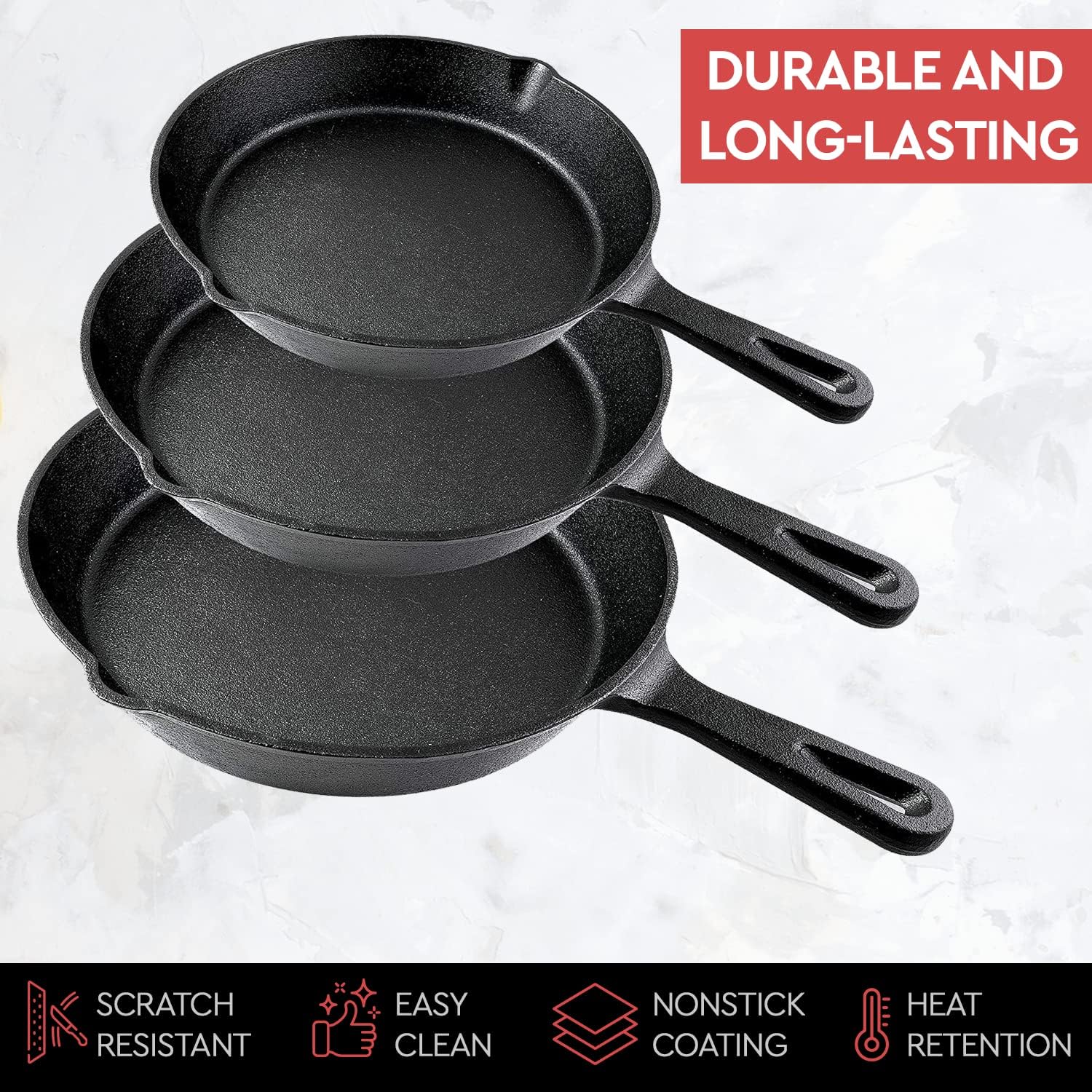 14/16/20cm Cast Iron Frying Pa – Cast Iron Corn Bewertung und Preis