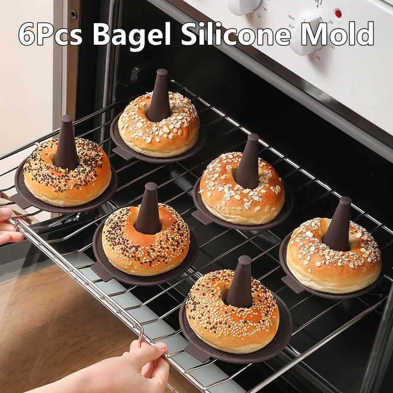 6Pcs Bagel Tools Silicone Mold – Donut Mold Silicone Bewertung und Preis