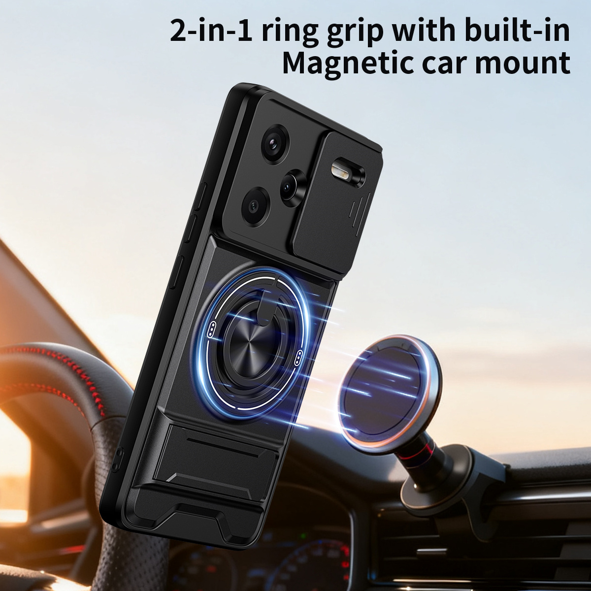 Lens Slide Camera Phone Case f – Taco Stand Holder Bewertung und Preis