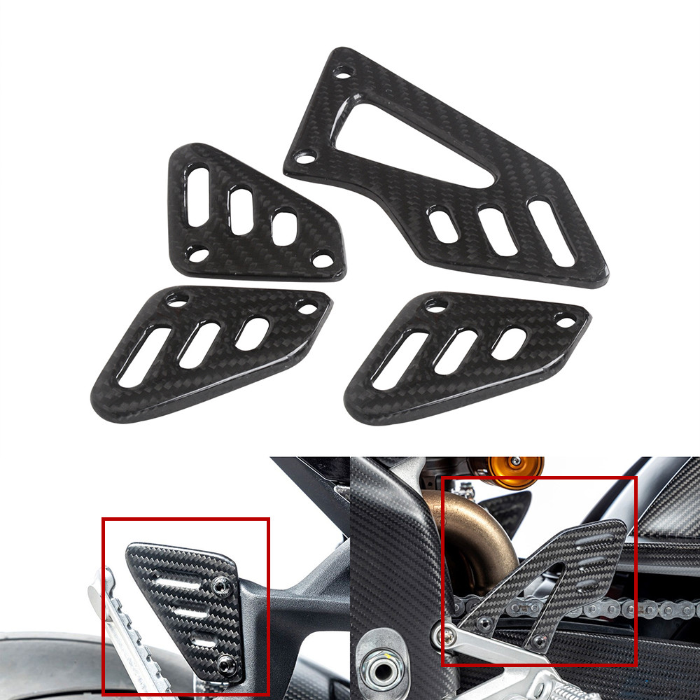 4PCS Carbon Fiber Motorcycle H – Crepe Pan Carbon Bewertung und Preis