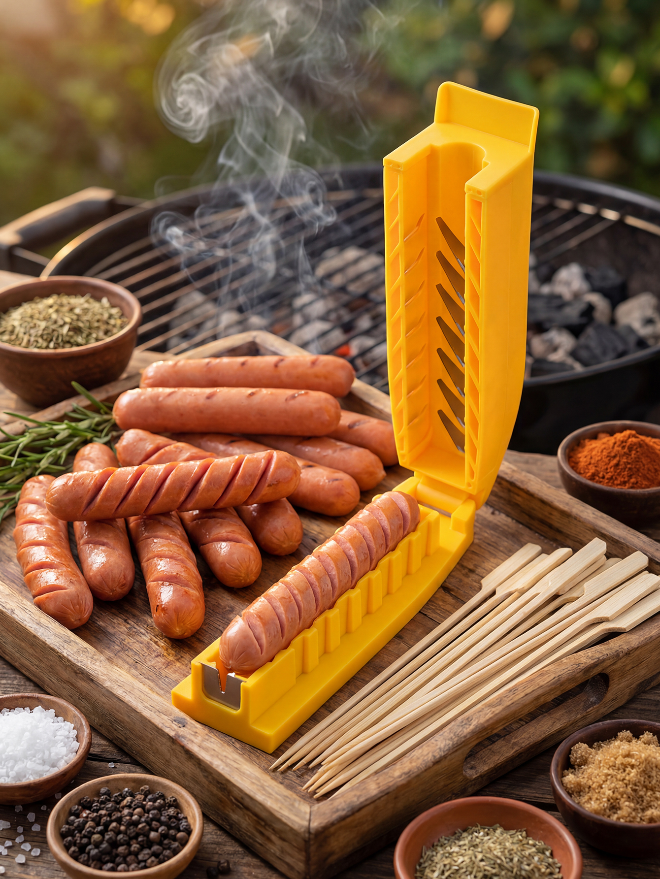 Manual Sausage Slicing Tool Re – Hot Dog Press Bewertung und Preis