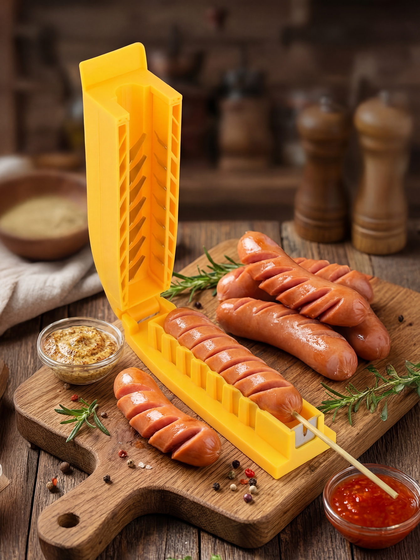 Manual Sausage Slicing Tool Re – Hot Dog Press Bewertung und Preis