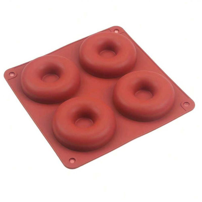 1PC 4 Holes Donut Silicone Mol – Donut Mold Silicone Bewertung und Preis