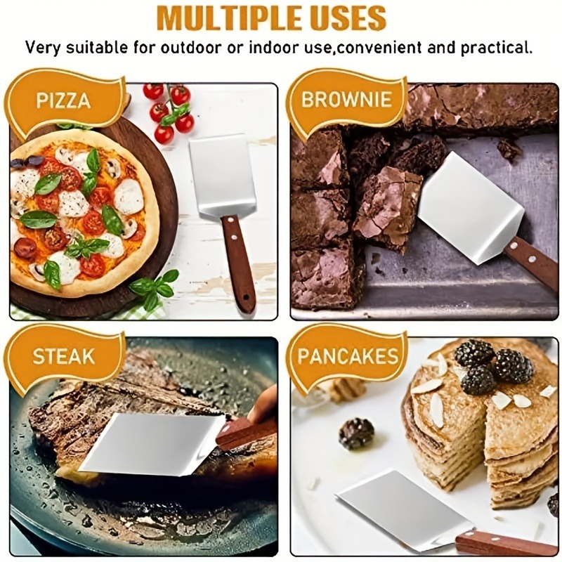 1pc, Brownie Spatula, Metal Br – Okonomiyaki Spatula Bewertung und Preis