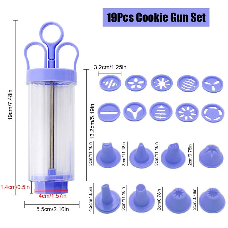 BOZZH DIY Manual Cookie Press  – Churros Maker Gun Bewertung und Preis